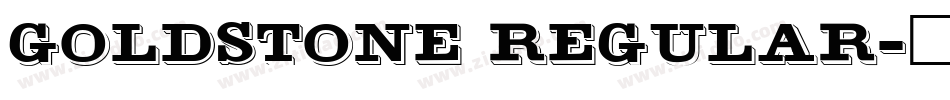 Goldstone Regular字体转换